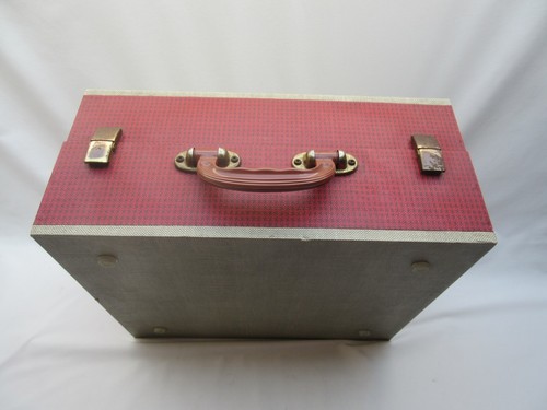 Vintage retro red grey - red, &