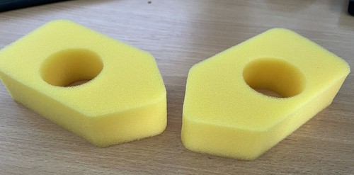 Spounge air filters - air, for