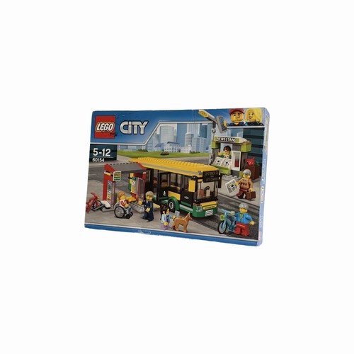 Lego city bus station - city,
