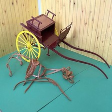 Vintage Pedigree Sindy Horse Gig With Horse Harness From ‘Horse And Gig’