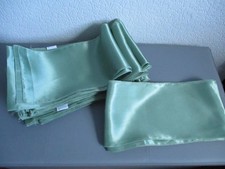 WEDDING SASHES FOR CHAIRS SAGE GREEN ORGANZA x 18 