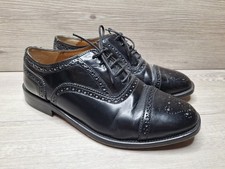 Saxone Leather Derby Black