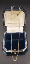 Ladies 9ct Gold 16 Inch Curb
