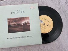 The Pogues – Misty Morning, Albert Bridge 7" Single Vinyl Record Ltd Gatefold UK