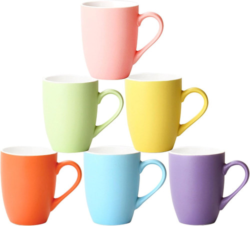Multi color mugs - mugs, 6