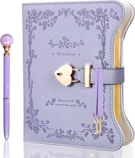 Diary with Lock for Girls &