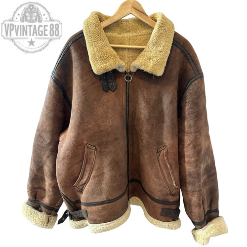 Vintage aviator bomber - vintage, b-3