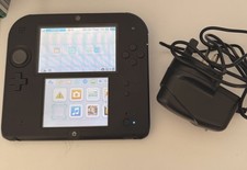Nintendo 2DS Black & Blue Handheld System & Charger