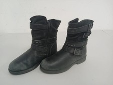 ECCO Girls Kids Black Leather