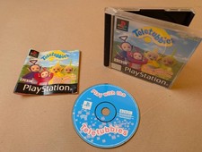 Teletubbies PS1 Black Label PAL Complete Disc Manual Case
