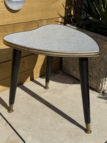 Vintage side plant table - side,