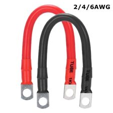 2/ 4/ 6 AWG with Terminals Marine Car Battery Cables Wire Cable Inverter Cables