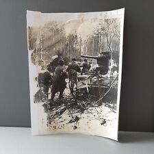 WWII Photograph Military Tank Destroyed  Rare One Of A Kind Original Image 