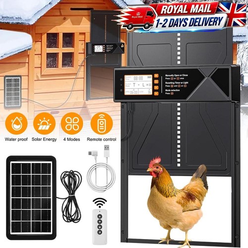 Automatic solar chicken coop - automatic,