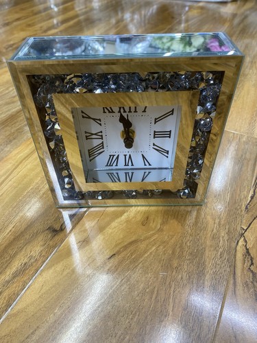 Loose diamante desk - desk, clock