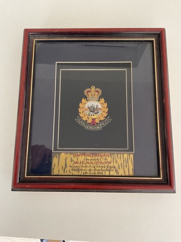 Royal hong kong police - royal, framed