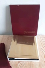 Vintage Brass Front Black