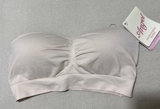 M&S ANGEL GIRLS SEAMFREE NON WITED STRAPLESS BANDEAU in NUDE Size M