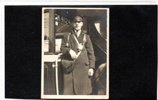 Vintage photograph of a bus