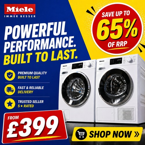 Miele washing machine dryer - washing, &