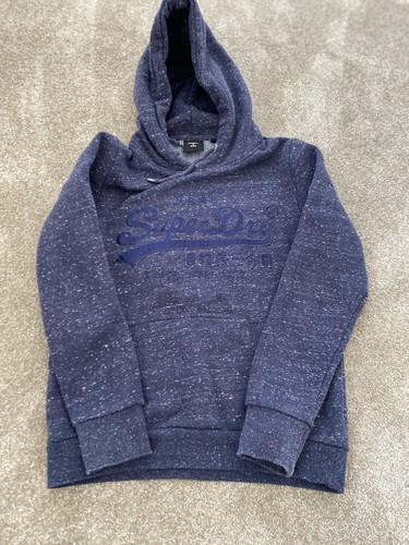 Superdry blue hoodie size - blue, 14