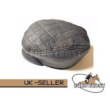 100% Real Leather Flat Cap