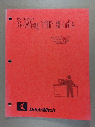 Ditch witch way tilt blade - witch, 6-way