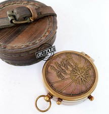 Pocket Compass Brass