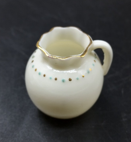 Miniature pottery jug pitcher - miniature, jug/pitcher