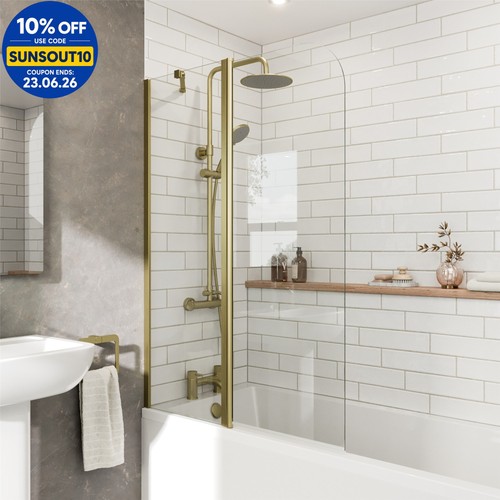 Curved folding bath shower - curved,