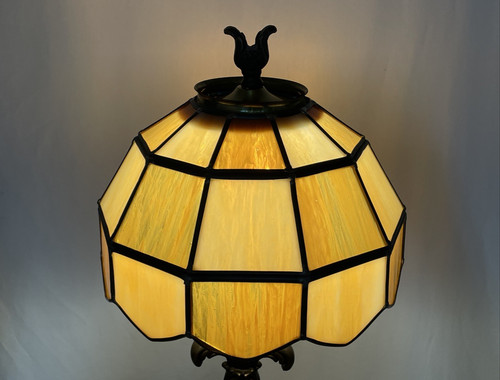 Antique vtg lamp shade - vtg, 11"