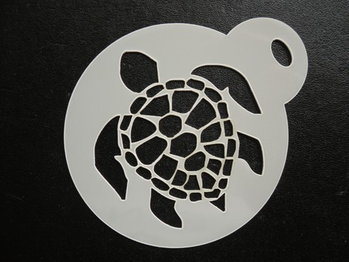 Turtle shell craft cake face - shell, cake,