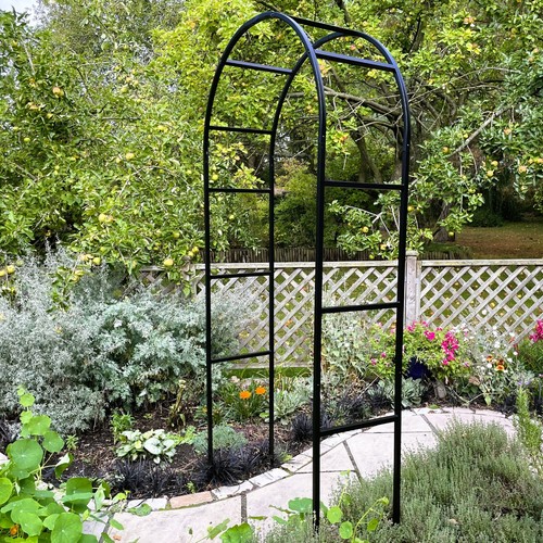 Metal garden arch climbing - garden,