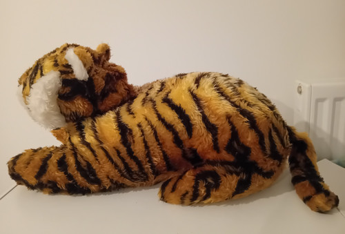 Large vintage tiger plush - vintage,