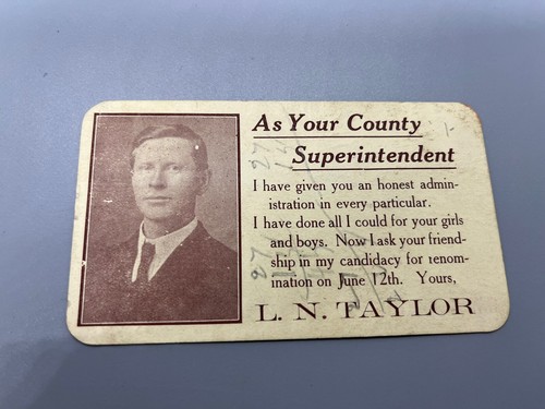 Taylor superintendent - n.,