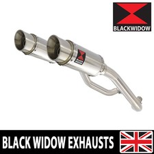 XT 660 X R 2004-2016 Exhaust Silencer Kit 200mm Round Stainless End Cans 200SS