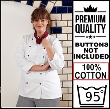 Ladies Cotton Chef Jacket