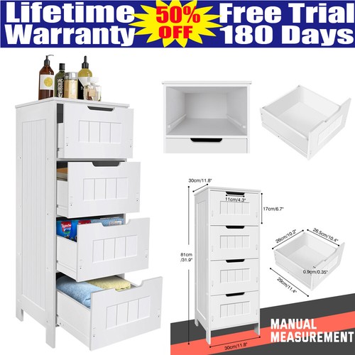 Drawer white wooden - 4,