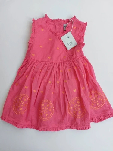 Pink babble boom girl dress - pink,
