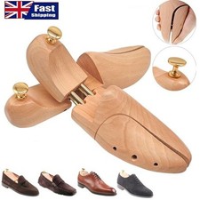 1 Pair of Wood Men's Shoe Stretcher Shoe Trees Shape Real Cedar Wood UK 8-10