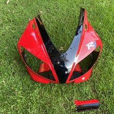 1999 Yamaha R1 4XV Upper Fairing Nose Cowl GENUINE