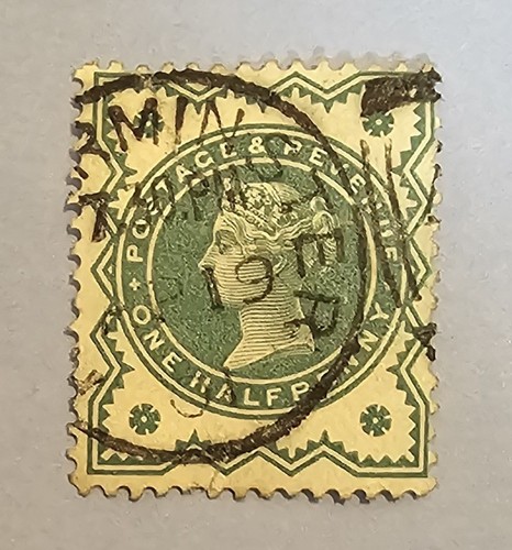 1900 half penny - qv, stamp