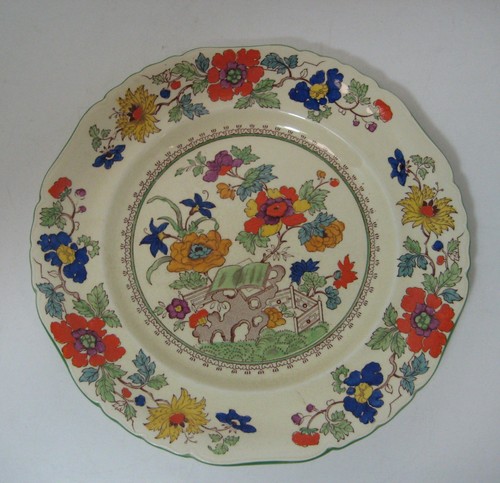 Masons ironstone plate floral - masons,