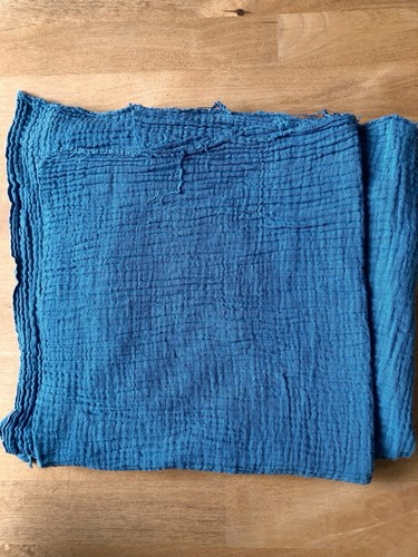 Blue 100 cotton double - blue,