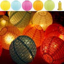 Paper Lanterns with LED Lights