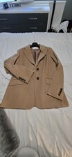 New Artigiano wool & cashmere camel luxury blazer jacket size 14
