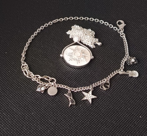 White metal bracelet - metal,