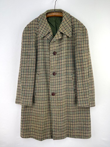 Harris tweed overcoat - harris,
