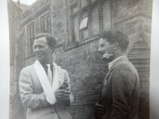 REPTON  1939 Photo behind the scenes during GOODBYE MR CHIPS HAYNES CAR SMASH 