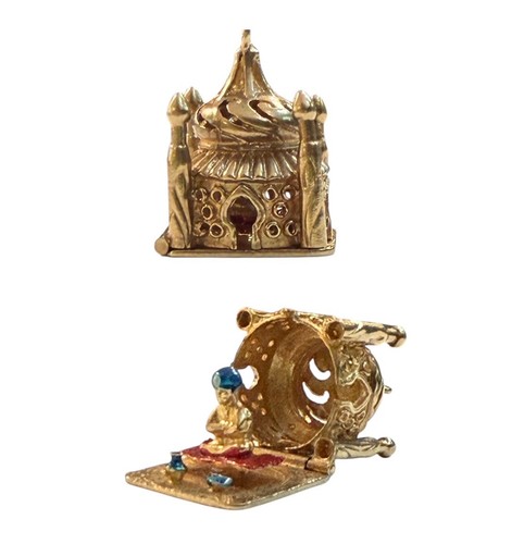 9ct vintage gold buddist - gold,